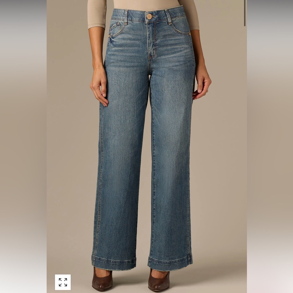 Democracy “Ab”solution Skyrise Double Side Seam Jeans - Blue Denim - 10
